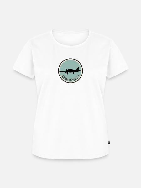 Luftfahrt Fliegen Pilot - Frauen Premium Bio T-Shirt - Weiß