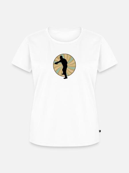 Sportart Frisbee - Frauen Premium Bio T-Shirt - Weiß