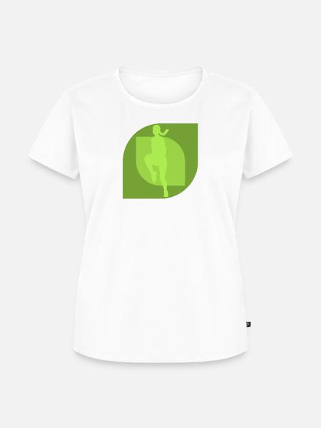 Aerobics Übung Training - Frauen Premium Bio T-Shirt - Weiß