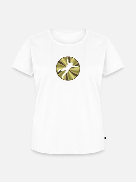Skydiving Adrenalin Flugsport - Frauen Premium Bio T-Shirt - Weiß
