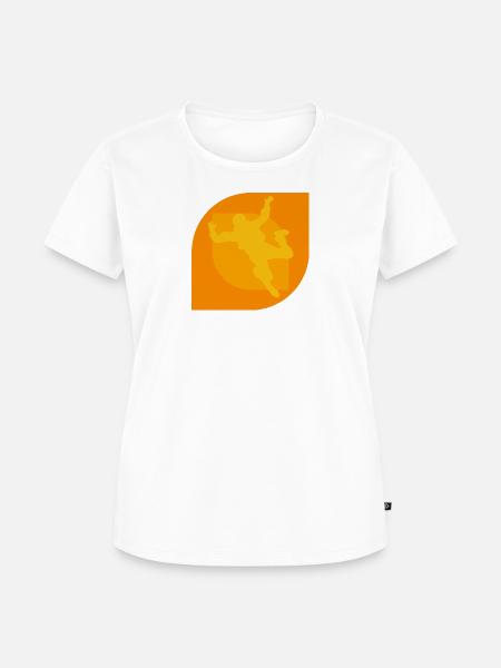 Skydiving Parachuting - Frauen Premium Bio T-Shirt - Weiß