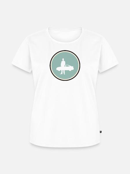 Autoverkaeufer Sportauto - Frauen Premium Bio T-Shirt - Weiß