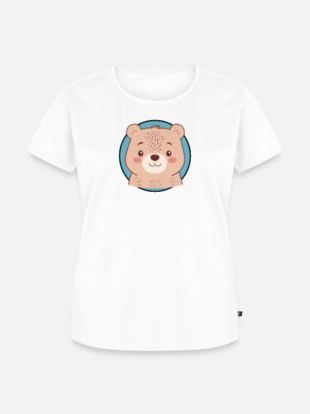 Baer Teddybär Bar - Frauen Premium Bio T-Shirt - Weiß