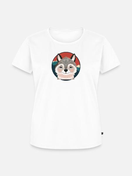 Wolf Wolfpack - Frauen Premium Bio T-Shirt - Weiß
