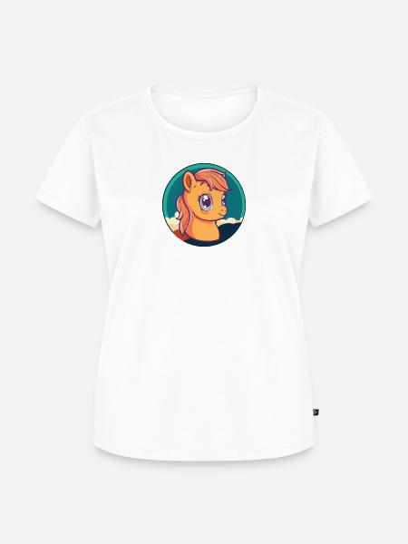 Pferd Reiter Reiter - Frauen Premium Bio T-Shirt - Weiß