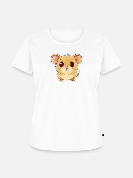 Mäuschen Maus Mäuse - Frauen Premium Bio T-Shirt - Weiß