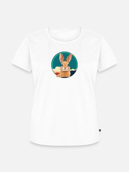 Hasenzahn - Frauen Premium Bio T-Shirt - Weiß