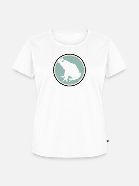 Frosch Quak Molch - Frauen Premium Bio T-Shirt - Weiß