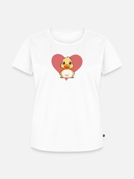 Schnabel - Frauen Premium Bio T-Shirt - Weiß