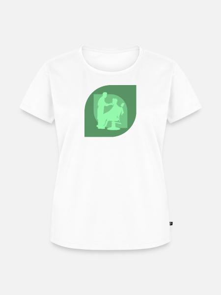 Frosch Teich Lurch - Frauen Premium Bio T-Shirt - Weiß