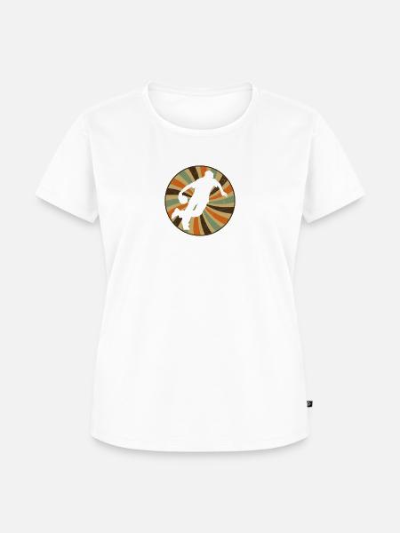 Bowling Bowlen Pin - Frauen Premium Bio T-Shirt - Weiß