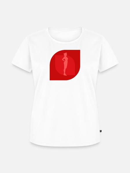 Stewardess Flugbegleiter - Frauen Premium Bio T-Shirt - Weiß