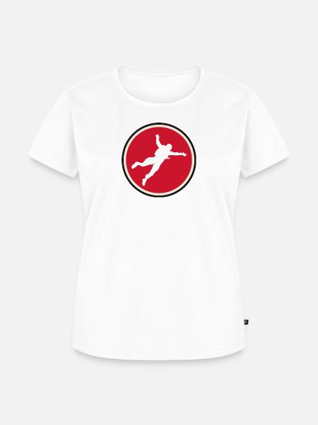 Skydiving Luft Flugsport - Frauen Premium Bio T-Shirt - Weiß