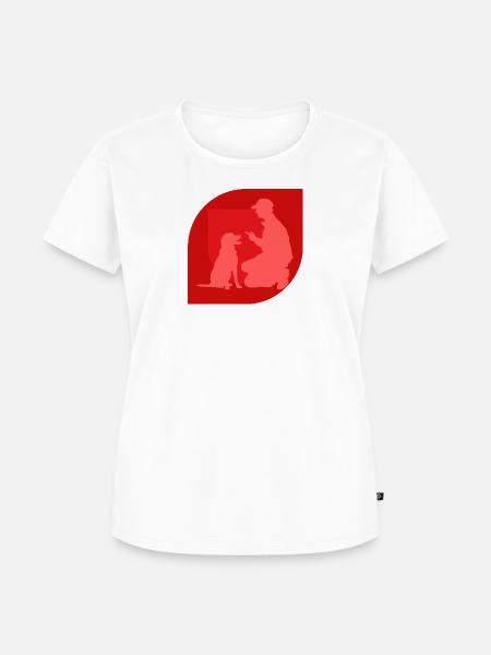 Hundetraining Agility - Frauen Premium Bio T-Shirt - Weiß