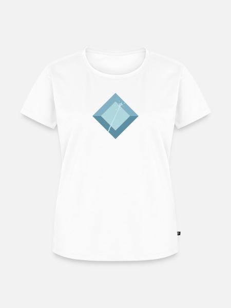 Marathon Ziel - Frauen Premium Bio T-Shirt - Weiß