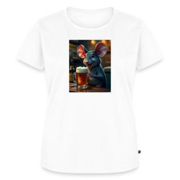 Didimaus69 - Frauen Premium Bio T-Shirt - Weiß - Vorne - AI Model Female 172 dark (172cm)