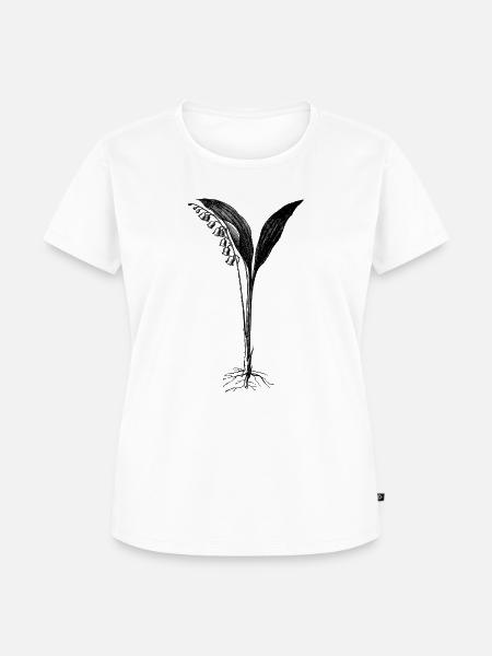 Maiglöckchen - Frauen Premium Bio T-Shirt - Weiß