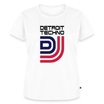 DJ__V010 - Frauen Premium Bio T-Shirt - Weiß - Vorne - AI Model Female 172 dark (172cm)