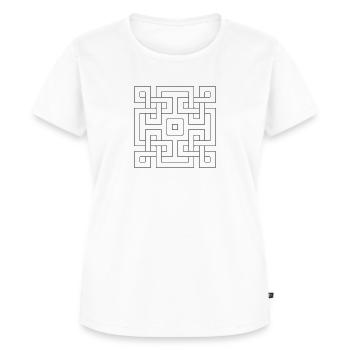 ornement mystique - T-shirt Premium bio Femme - blanc - Devant - AI Model Female 172 dark (172cm)