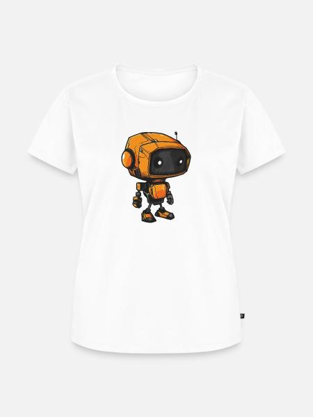 Roboter Typ D5 - Frauen Premium Bio T-Shirt - Weiß