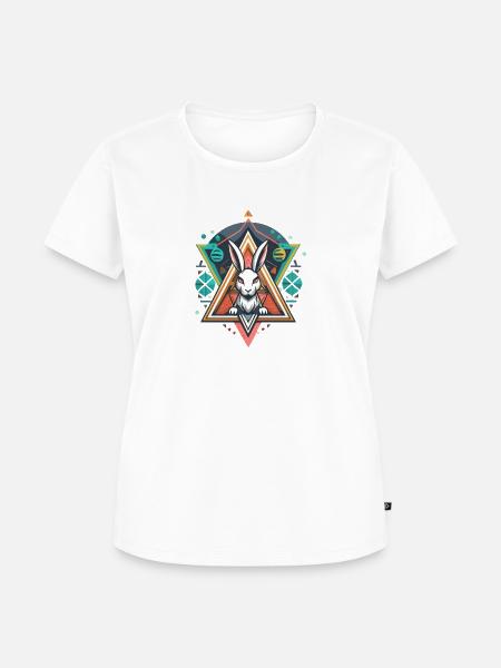 rabbit - Frauen Premium Bio T-Shirt - Weiß