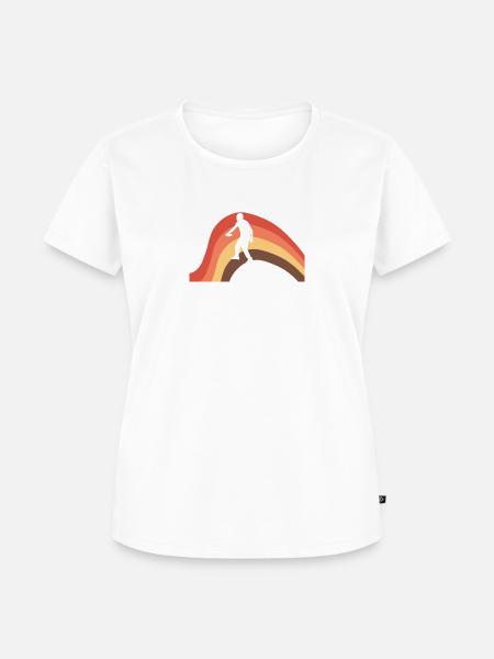 Frisbee Frisbee Disc - Frauen Premium Bio T-Shirt - Weiß