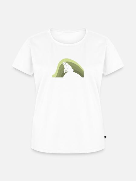 Frosch Quark - Frauen Premium Bio T-Shirt - Weiß