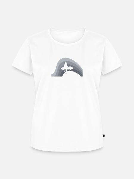 Autoverkaeufer Auto - Frauen Premium Bio T-Shirt - Weiß