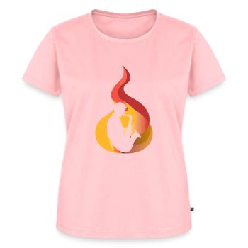 Wind Instrument Saxophone Saxophonist - Women's Premium Organic T-shirt - rose - Front - AI Model Female 172 dark (172cm)