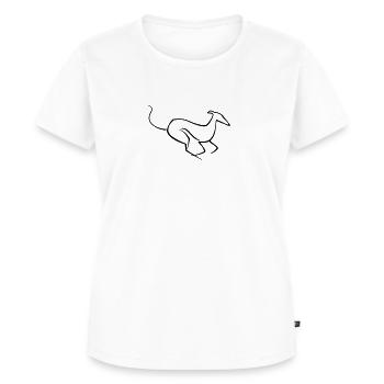 Galopp - Frauen Premium Bio T-Shirt - Weiß - Vorne - AI Model Female 172 dark (172cm)