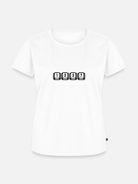 4&8 => 1337 - Frauen Premium Bio T-Shirt - Weiß