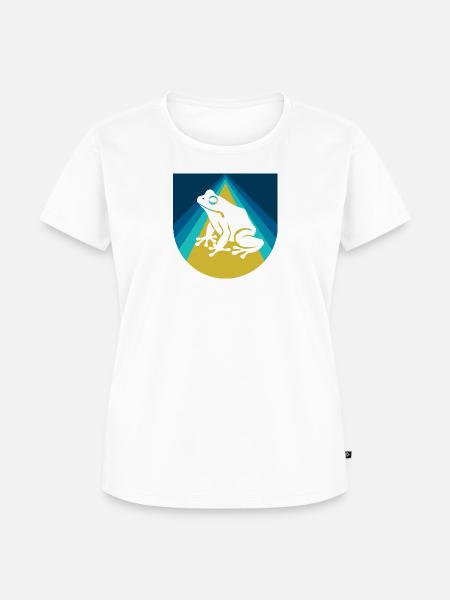 Frosch Lurch Molch - Frauen Premium Bio T-Shirt - Weiß
