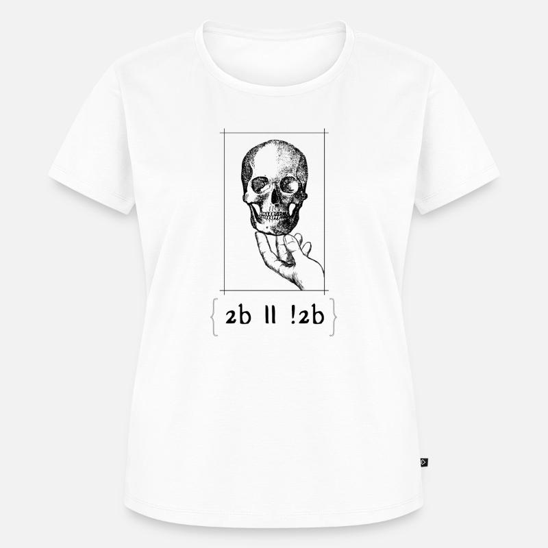 Sein oder nicht sein - Frauen Premium Bio T-Shirt - Weiß