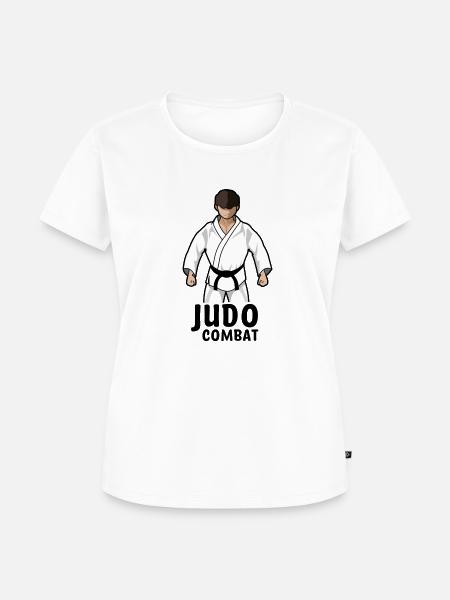 Judo - Frauen Premium Bio T-Shirt - Weiß