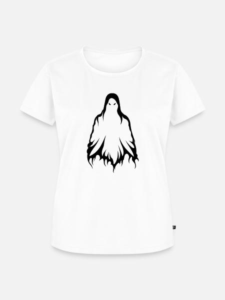 Haunting Blackscale - Frauen Premium Bio T-Shirt - Weiß