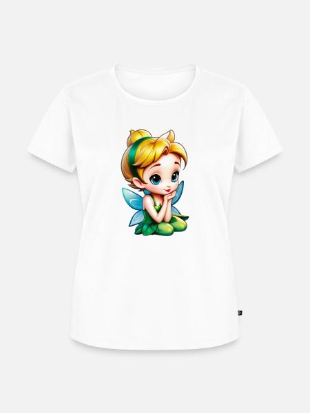 Kleine Fee 6 - Frauen Premium Bio T-Shirt - Weiß