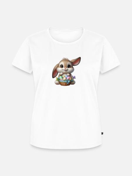 Osterhase - Frauen Premium Bio T-Shirt - Weiß