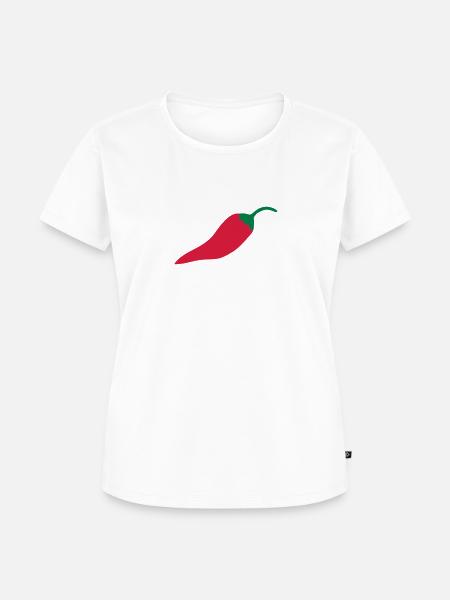Chilischote - Frauen Premium Bio T-Shirt - Weiß