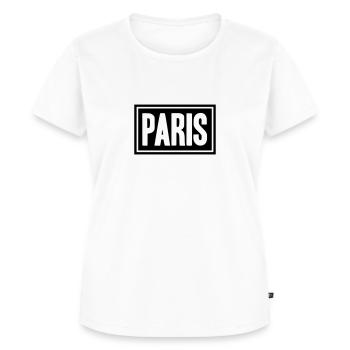 Paris Design - T-shirt Premium bio Femme - blanc - Devant - AI Model Female 172 dark (172cm)
