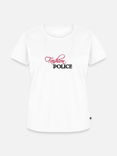 Fashion Police - Frauen Premium Bio T-Shirt - Weiß