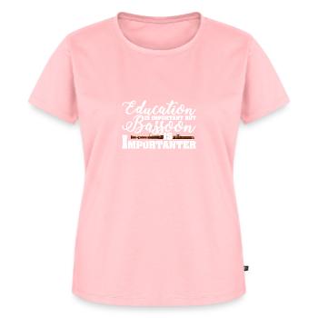 Fagottspieler Fagott Musik Blasorchester - Frauen Premium Bio T-Shirt - Rosa - Vorne - AI Model Female 172 dark (172cm)