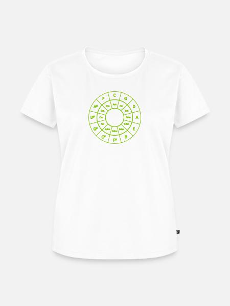 Quintenzirkel - Frauen Premium Bio T-Shirt -