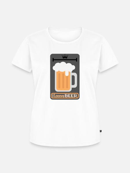 beer - Frauen Premium Bio T-Shirt - Weiß