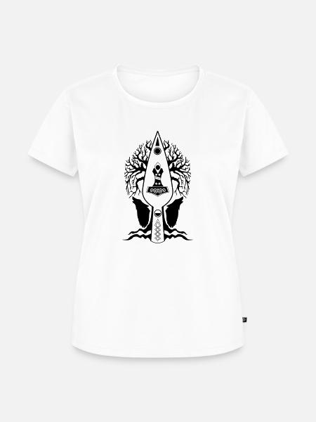 Yggdrasil - Frauen Premium Bio T-Shirt - Weiß