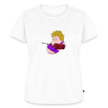 CupidBean - Frauen Premium Bio T-Shirt - Weiß - Vorne - AI Model Female 172 dark (172cm)