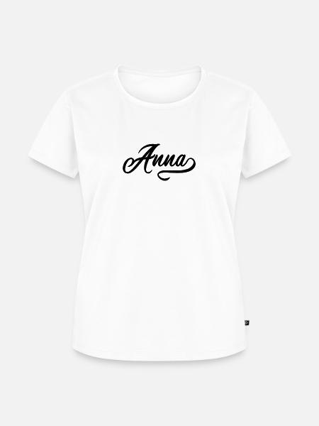Anna Jahrgang - Frauen Premium Bio T-Shirt - Weiß
