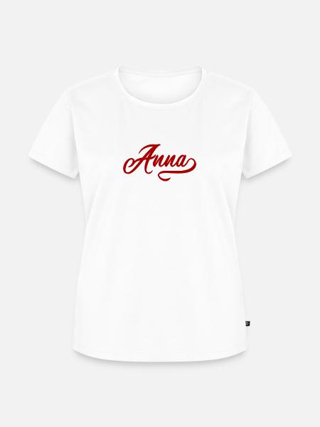 Anna Jahrgang - Frauen Premium Bio T-Shirt - Weiß