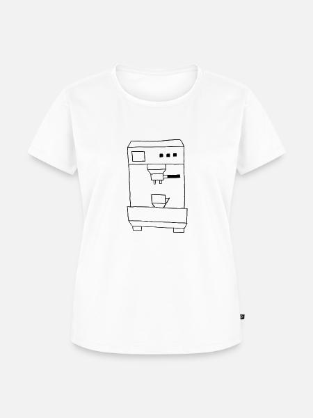 Espresso Maker - Frauen Premium Bio T-Shirt - Weiß