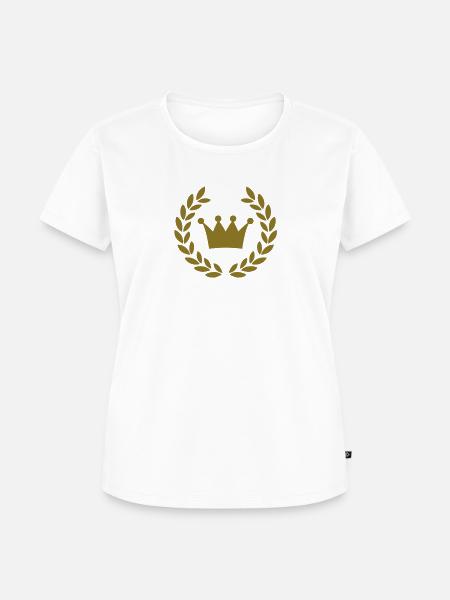 crown deluxe - Frauen Premium Bio T-Shirt - Weiß