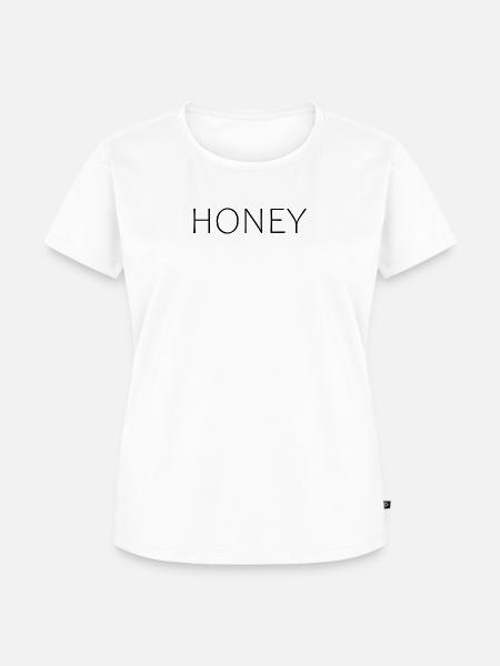 Honey - Frauen Premium Bio T-Shirt - Weiß